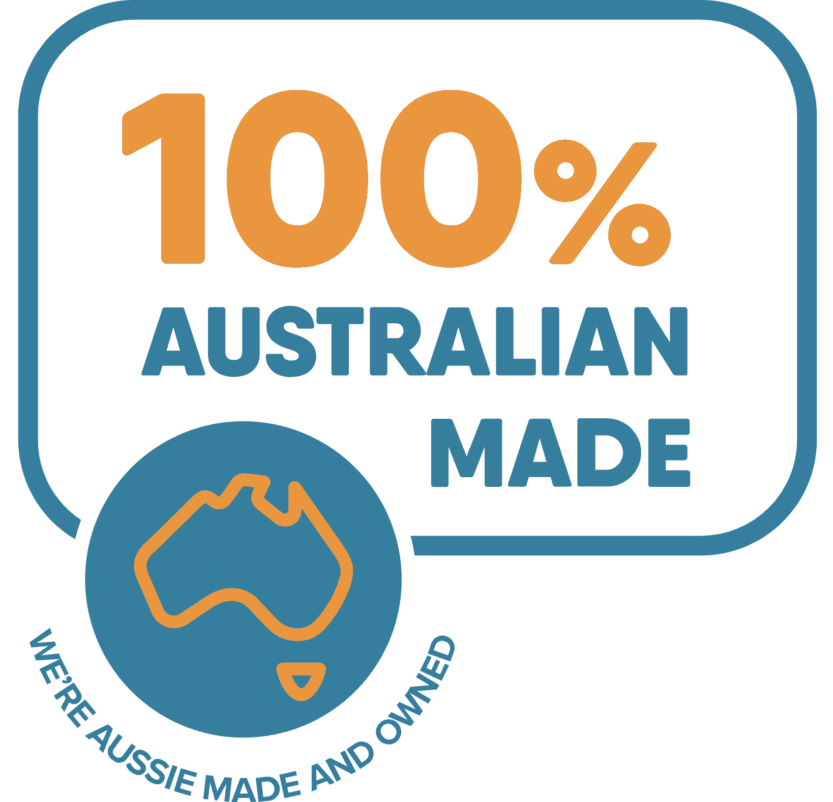 100% Australian Made Logo